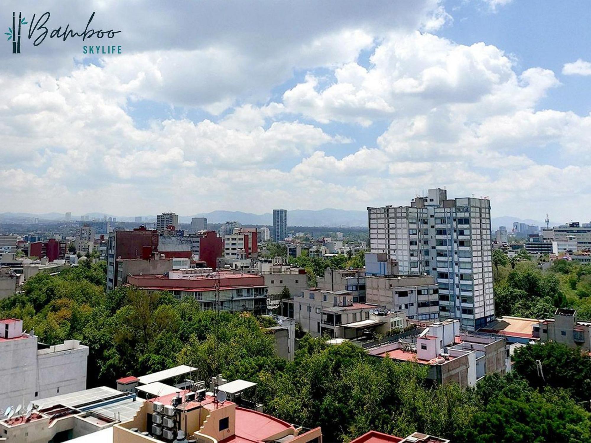 Amazing City Views Condesa Roma By Bamboo Skylife Kota Meksiko Bagian luar foto