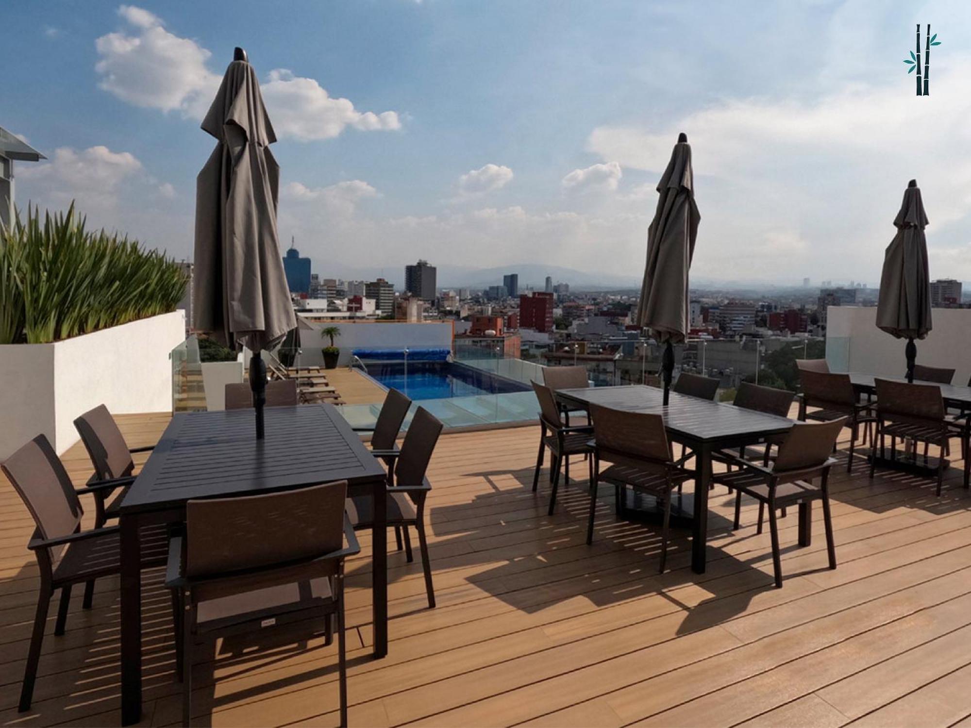 Amazing City Views Condesa Roma By Bamboo Skylife Kota Meksiko Bagian luar foto