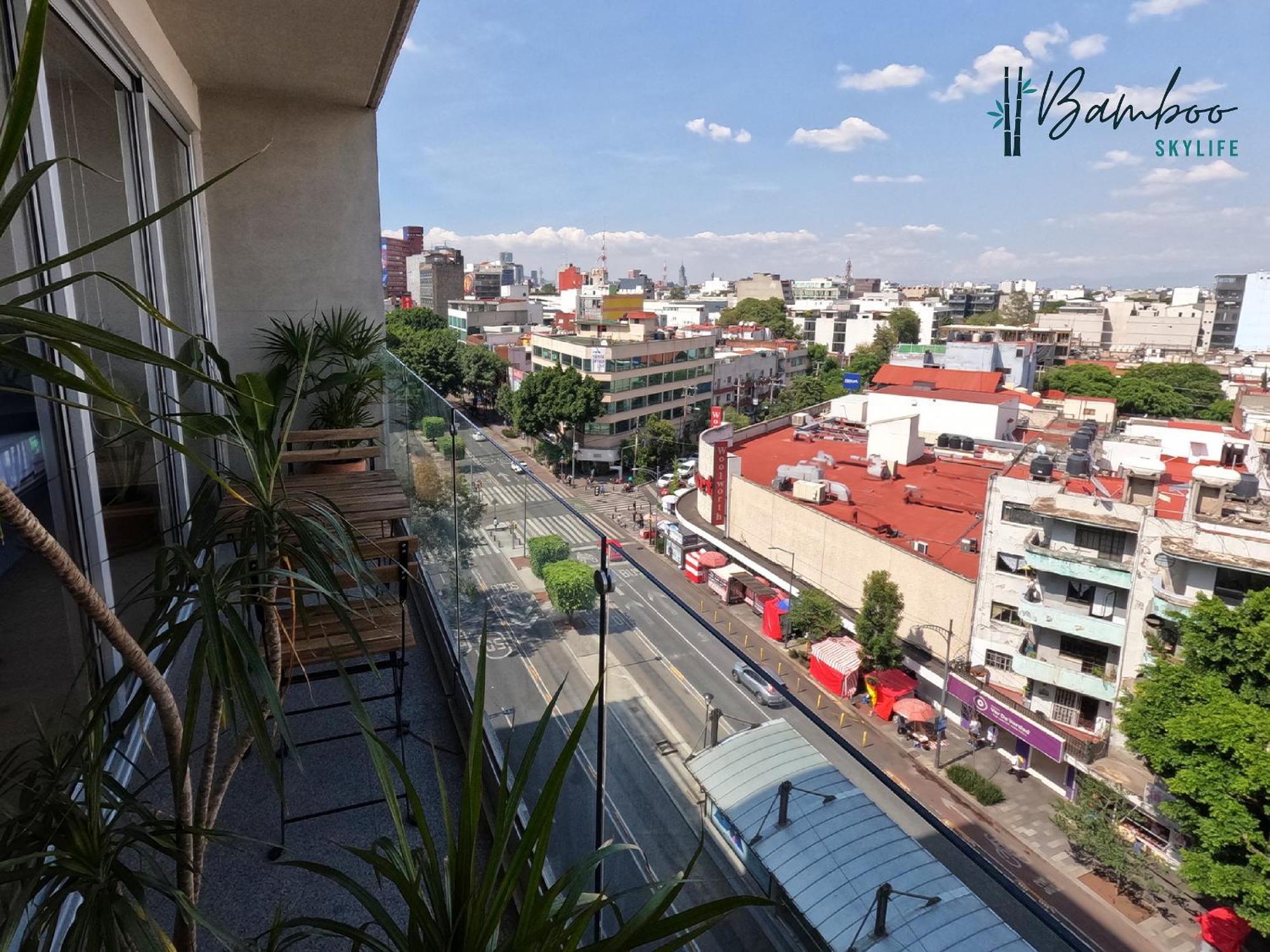 Amazing City Views Condesa Roma By Bamboo Skylife Kota Meksiko Bagian luar foto